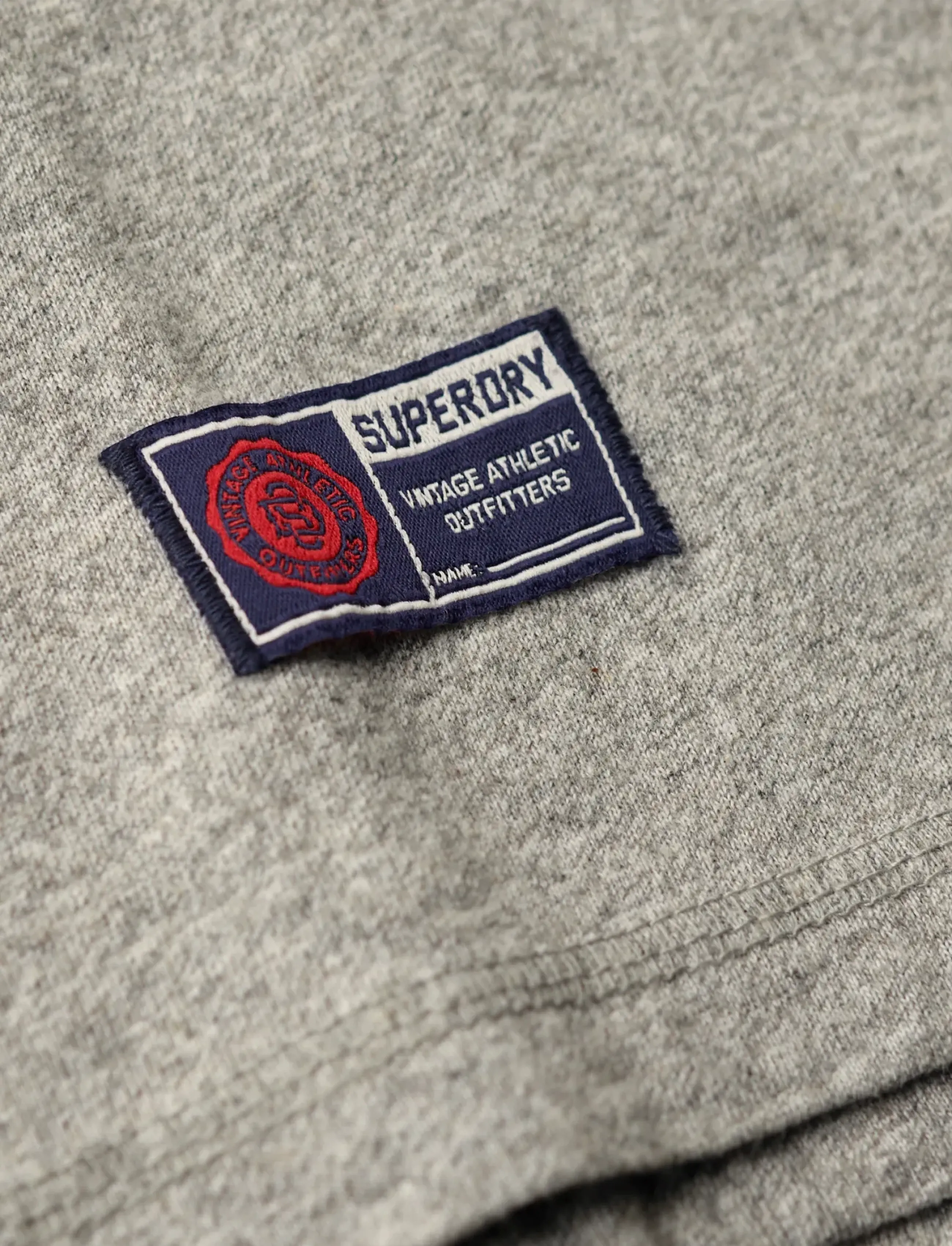 Superdry - VINTAGE ATHLETIC LS TOP - birthday gifts - light grey marl - 5