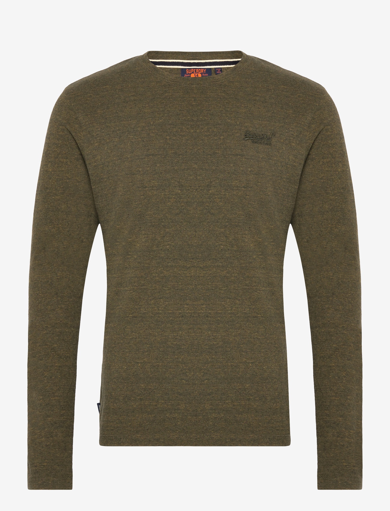 Superdry - ESSENTIAL LOGO LONG SLEEVE TOP - olive fleck marl - 0