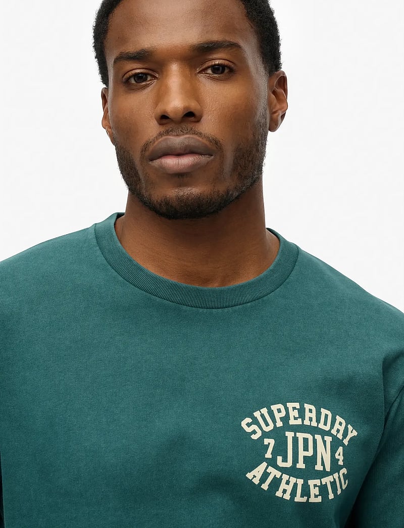 Superdry - ATHLETIC ESS LS TEE - pikkade varrukatega t-särgid - dark pine green - 3