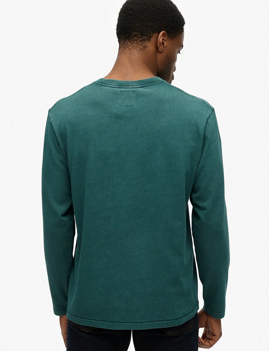 Superdry - ATHLETIC ESS LS TEE - langärmelig - dark pine green - 5