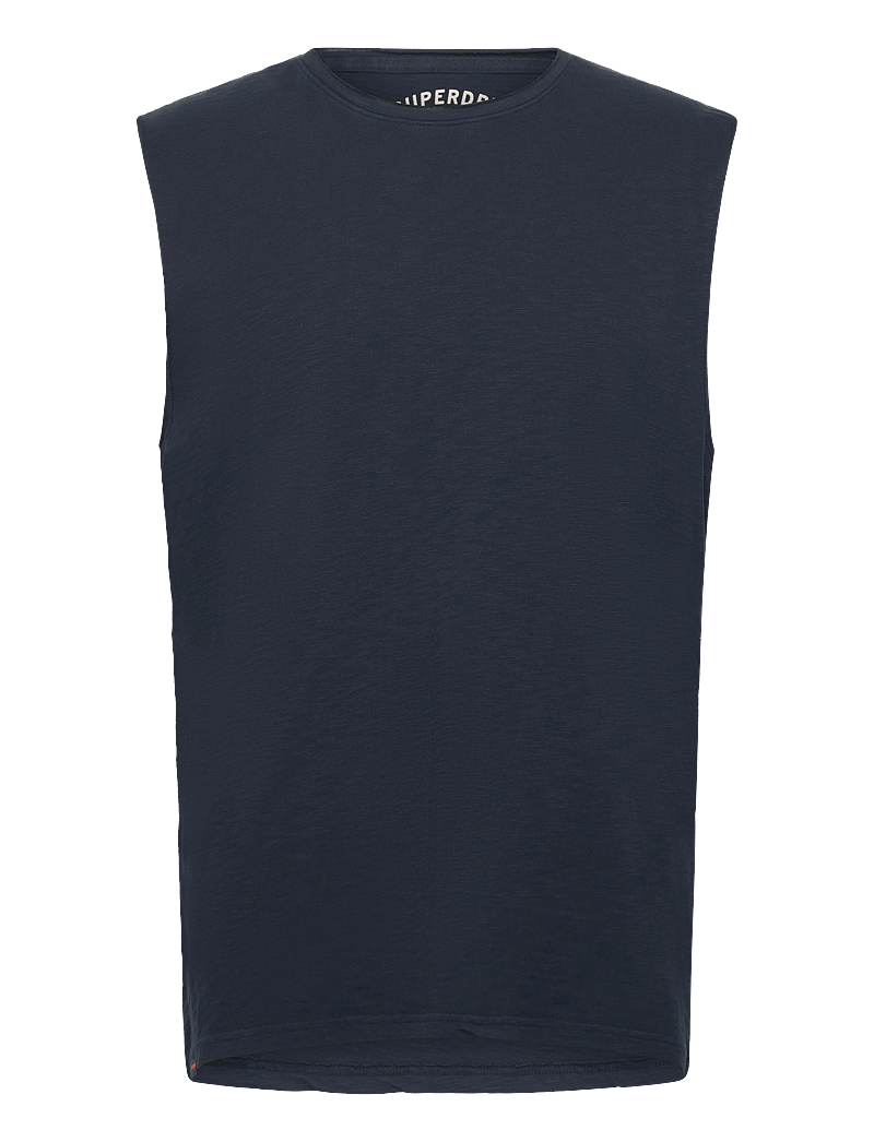 Superdry - RAW EDGE SLUB TANK - tanktops - eclipse navy - 0