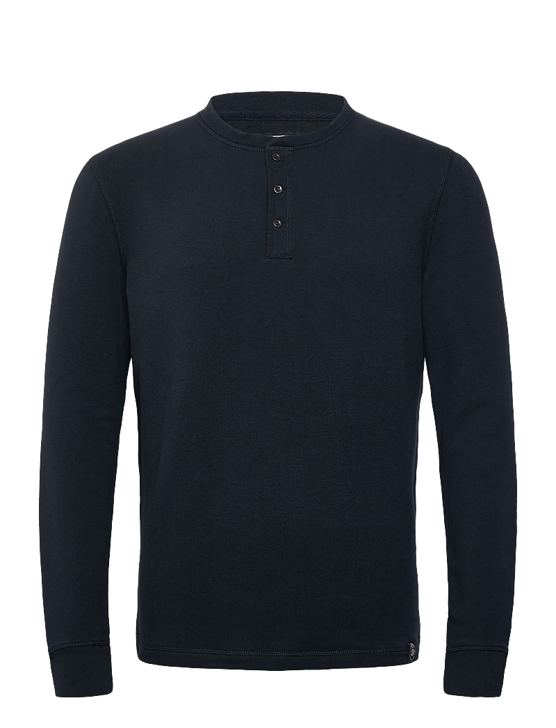 Superdry - MERCHANT GRANDAD TOP - langärmelig - eclipse navy - 1