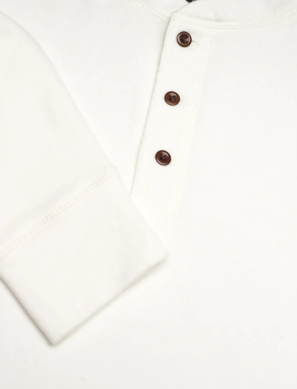 Superdry - MERCHANT GRANDAD TOP - langærmede t-shirts - ecru - 2