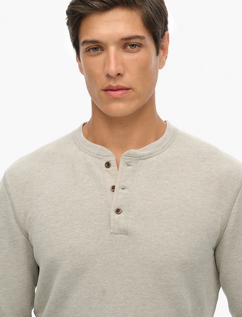 Superdry - MERCHANT GRANDAD TOP - heritage grey grindle - 3