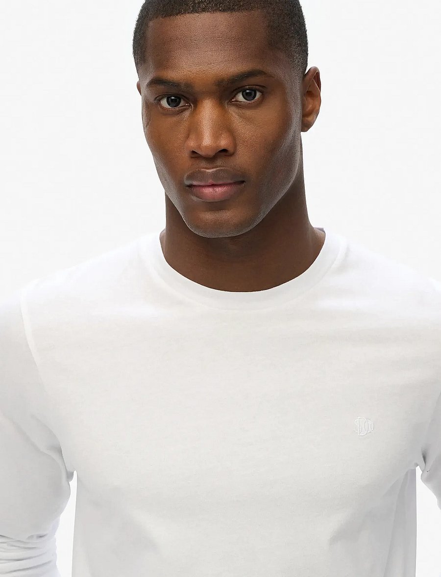 Superdry - CLASSIC ESSENTIAL TOP - long-sleeved t-shirts - optic - 2