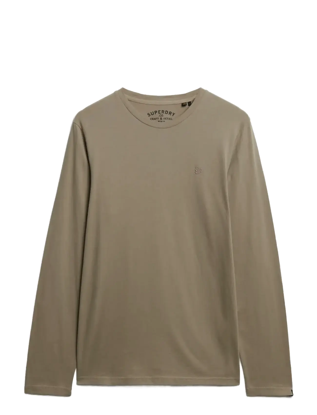 Superdry CLASSIC ESSENTIAL TOP - T-Shirts - VINTAGE KHAKI / khaki/green