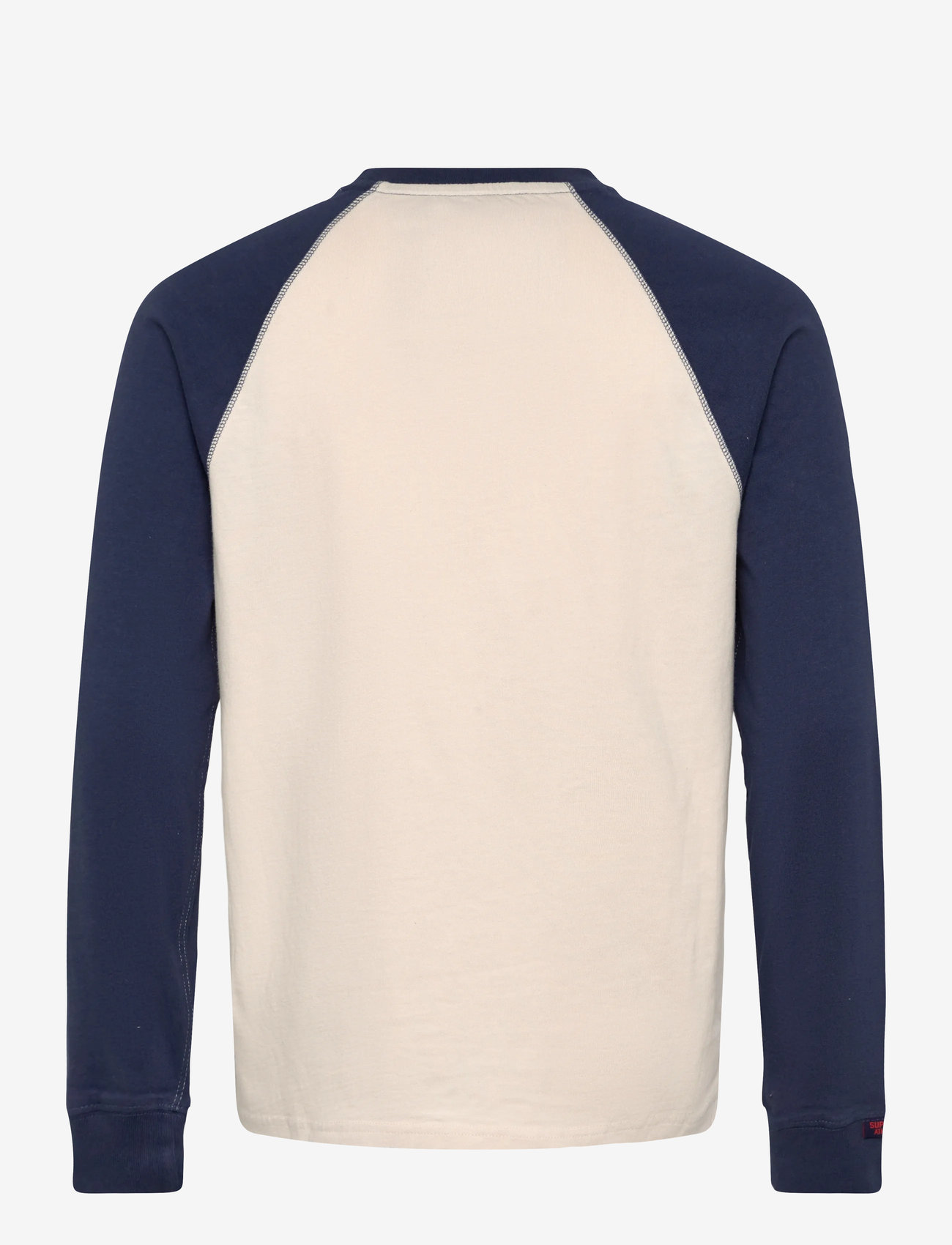 Superdry - VINTAGE ATHLETIC BASEBALL TOP - white sand/lauren navy - 2