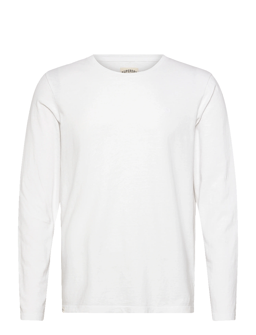 Superdry - CLASSIC COTTON LINEN LS TOP - langermede t-skjorter - lime white - 1
