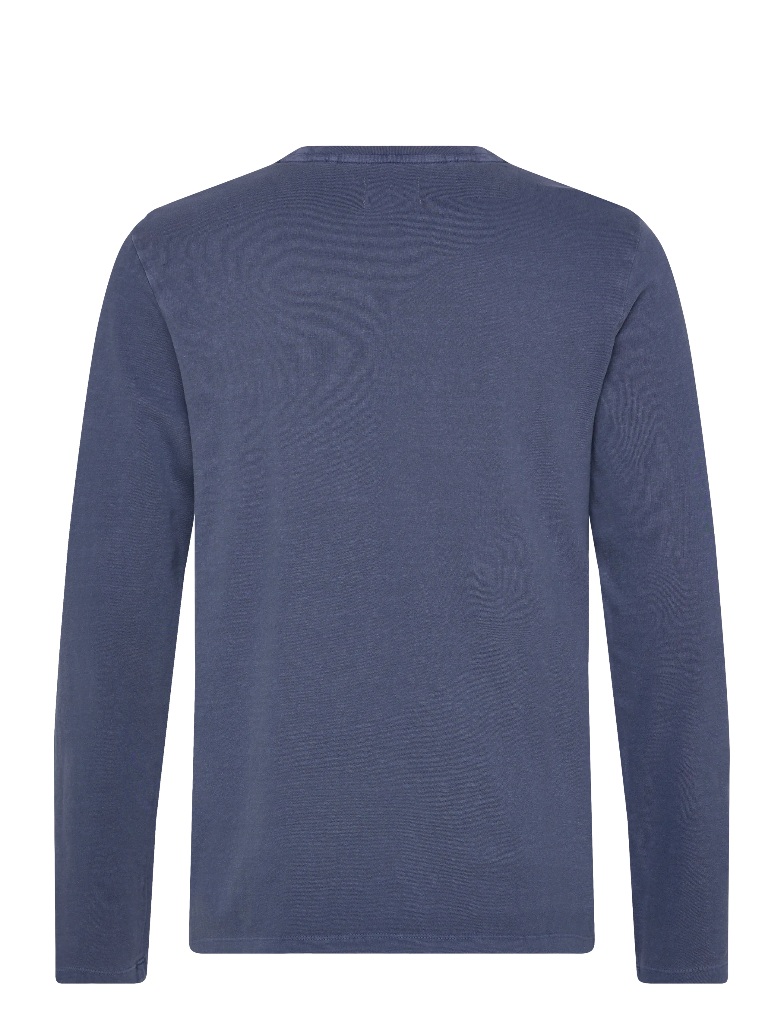Superdry - CLASSIC COTTON LINEN LS TOP - laveste priser - montauk blue - 2