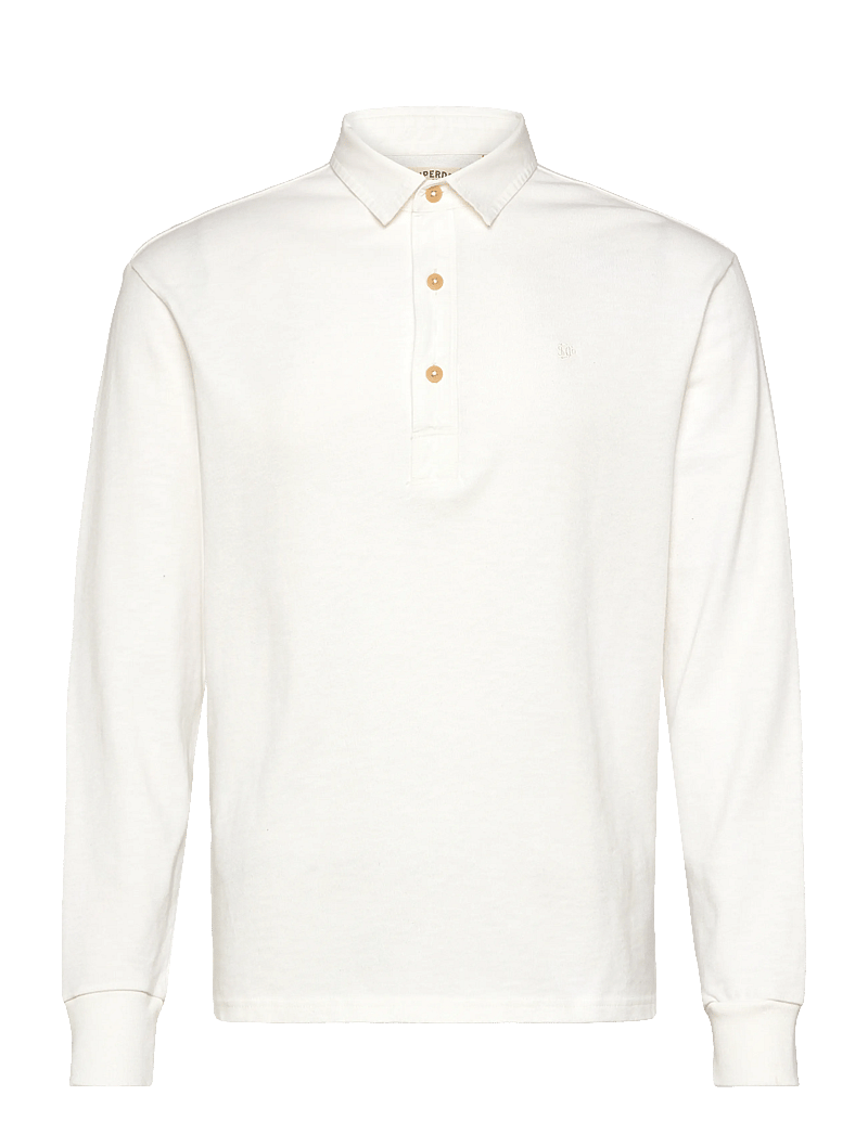Superdry - CLASSIC RUGBY TOP - langärmelig - bone white - 1