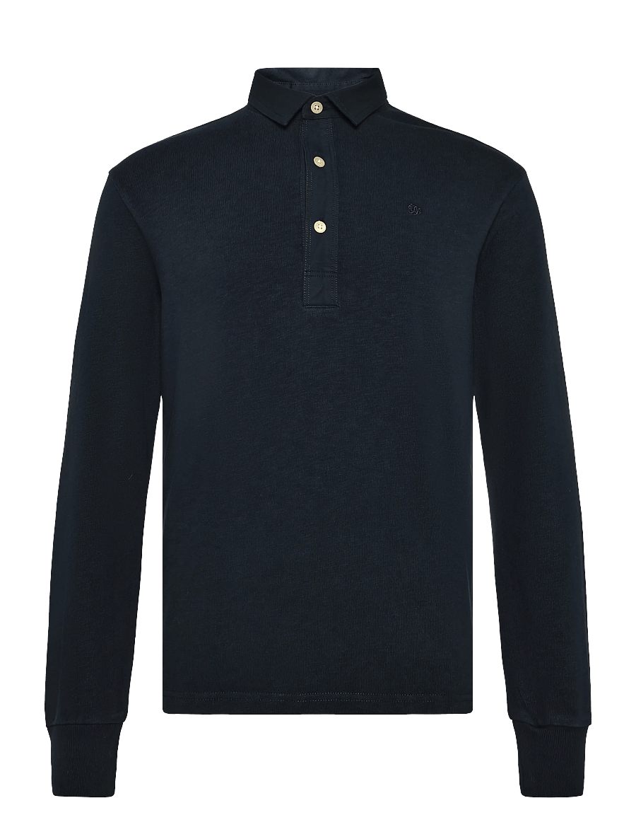 Superdry - CLASSIC RUGBY TOP - langärmelig - deep navy - 1