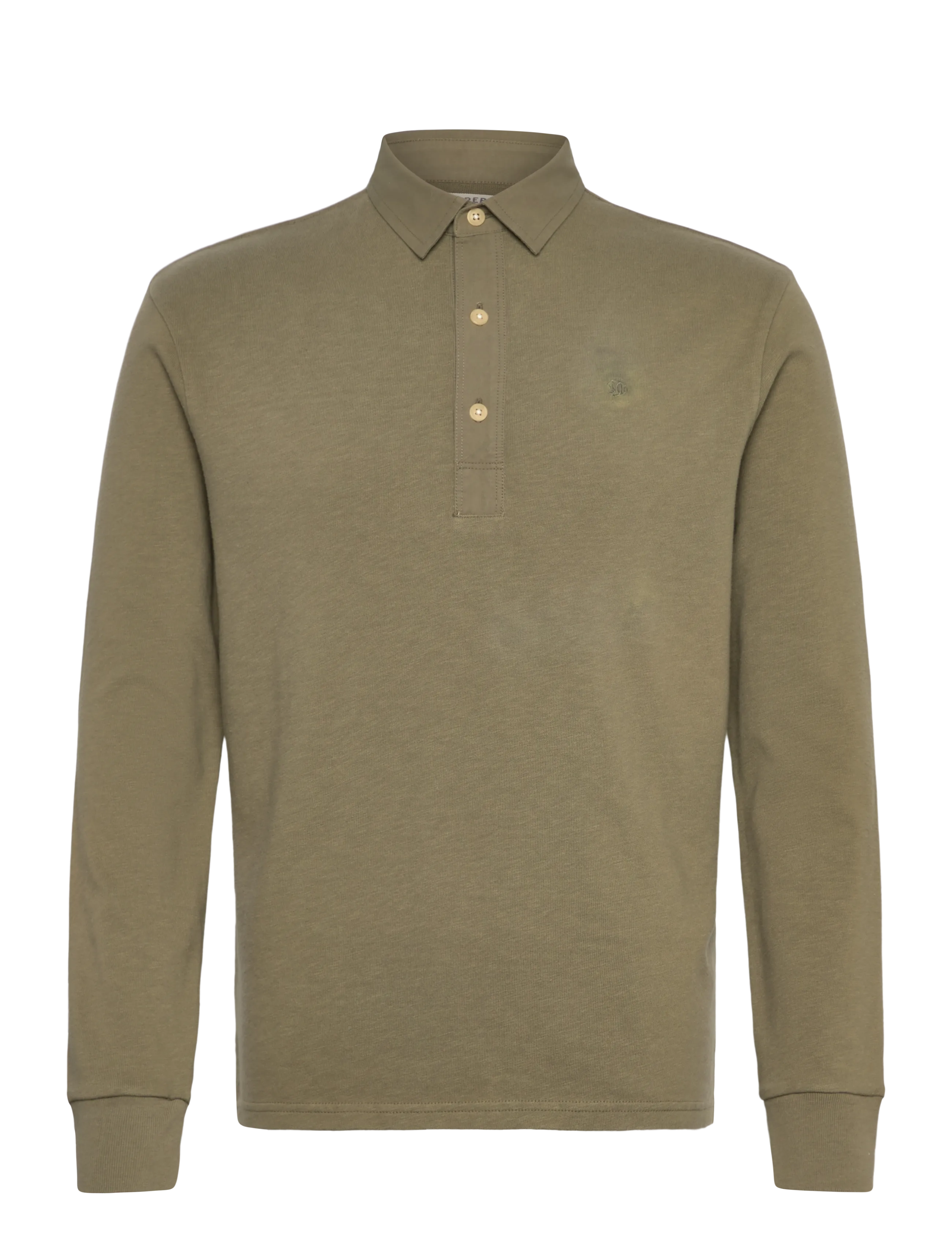 Superdry - CLASSIC RUGBY TOP - long-sleeved polos - silver sage - 1