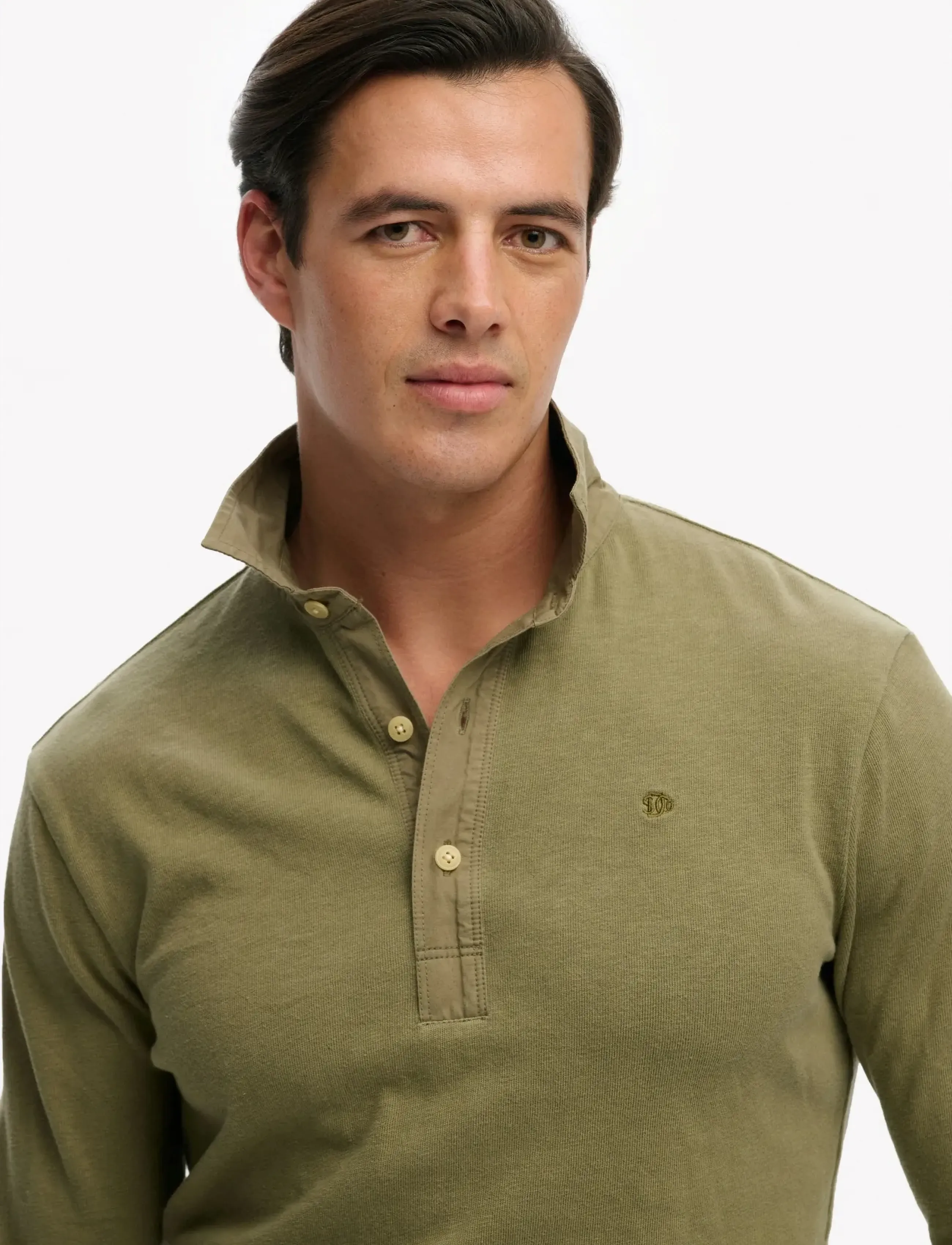 Superdry - CLASSIC RUGBY TOP - long-sleeved polos - silver sage - 3