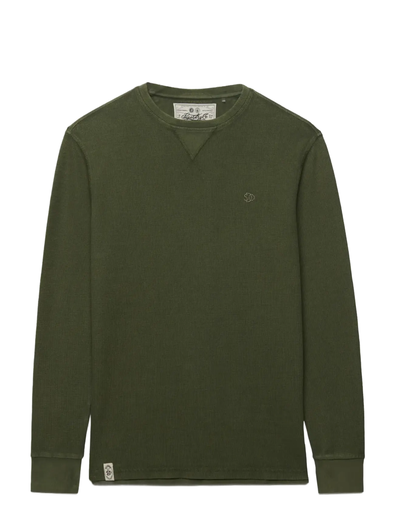 Superdry - CLASSIC HEAVY TEXTURED TOP - sweatshirts - beetle green - 2