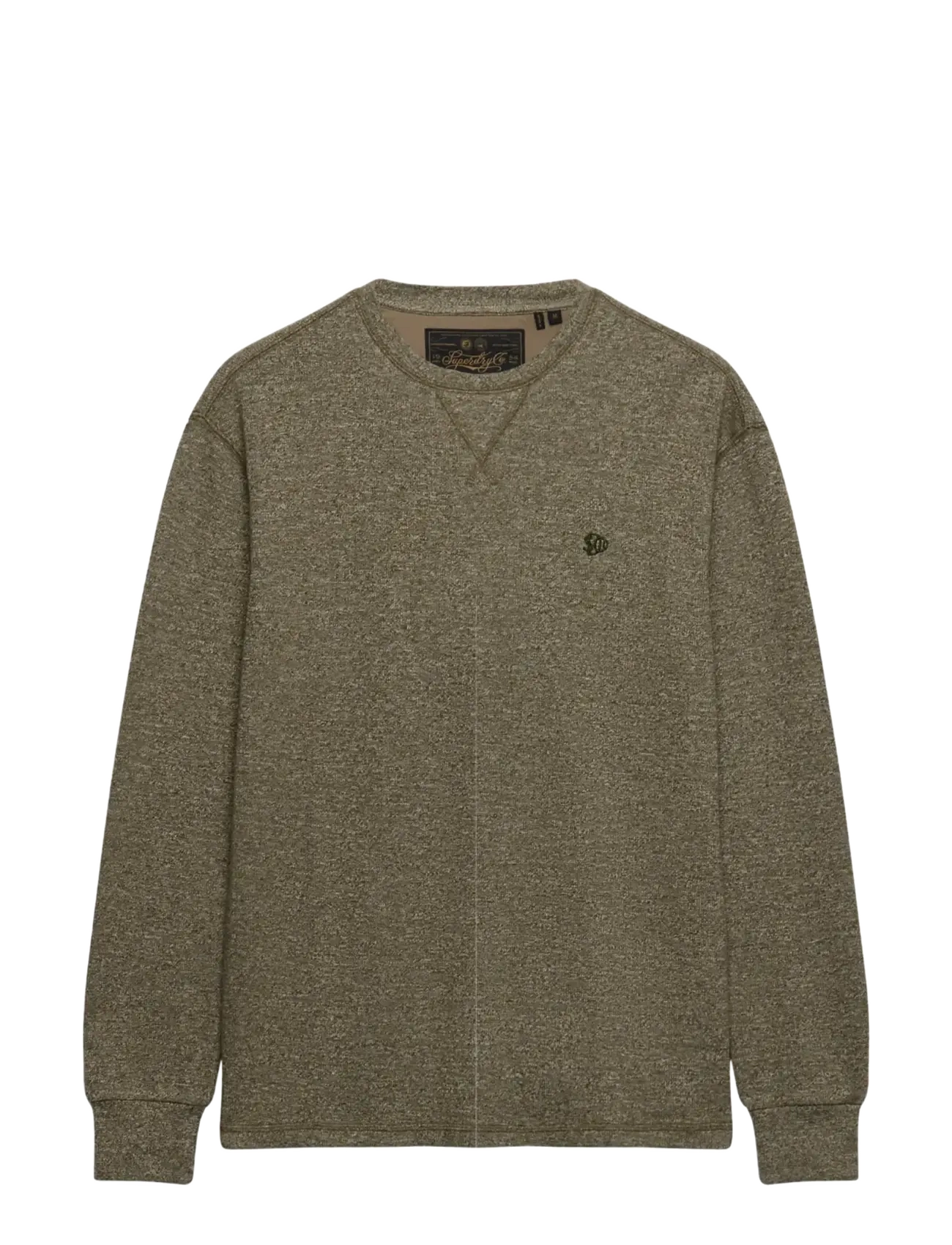 Superdry - CLASSIC SLUB WAFFLE TOP - kollektioner - olive green marl - 2