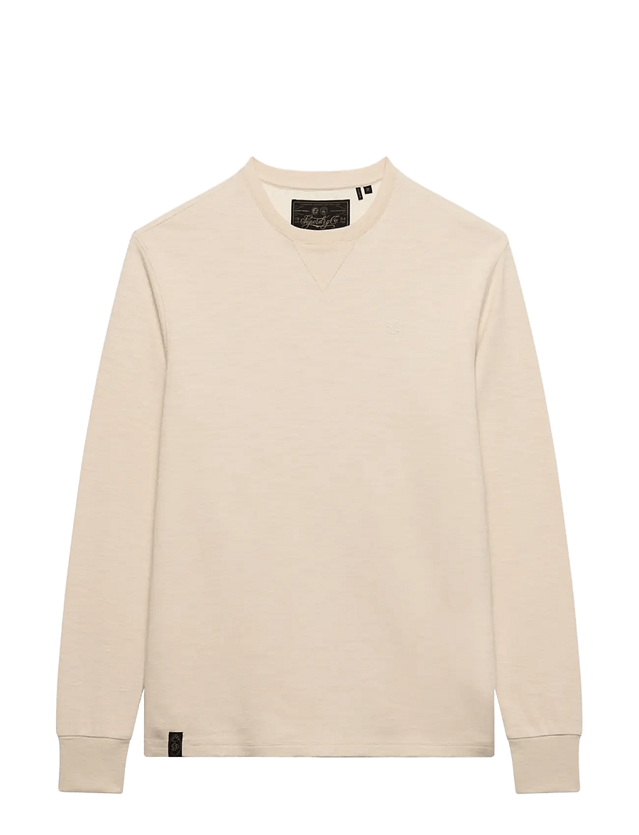 Superdry - CLASSIC SLUB WAFFLE TOP - sweatshirts - rainy day grey - 2