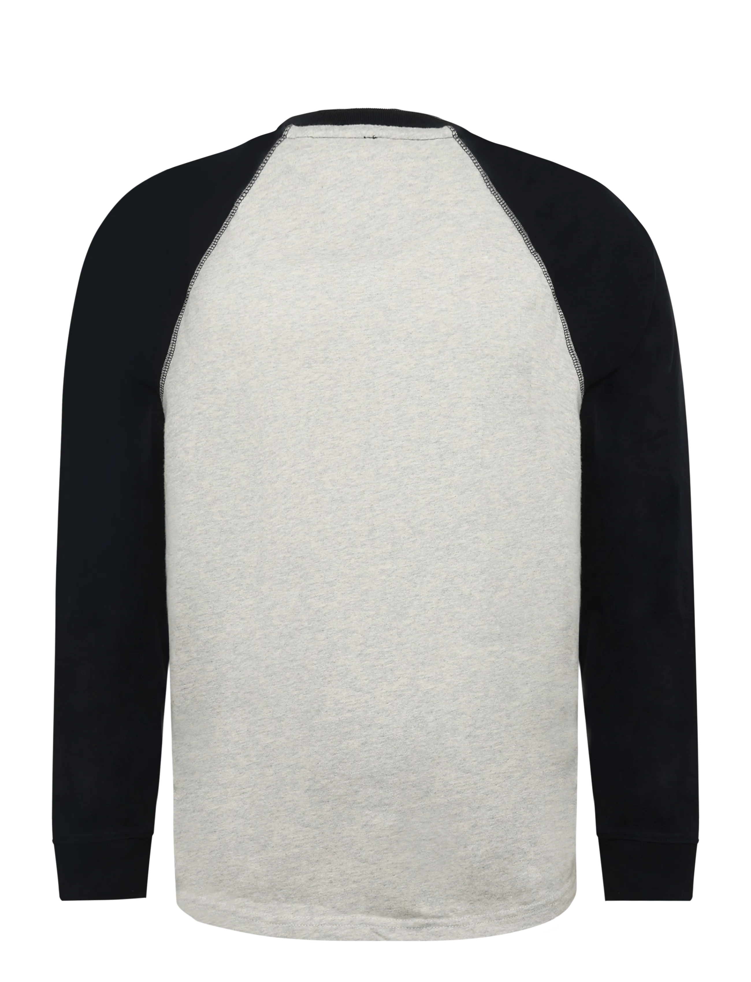 Superdry - VINTAGE ATHLETIC BASEBALL TOP - langærmede t-shirts - brooklyn grey marl/navy - 2