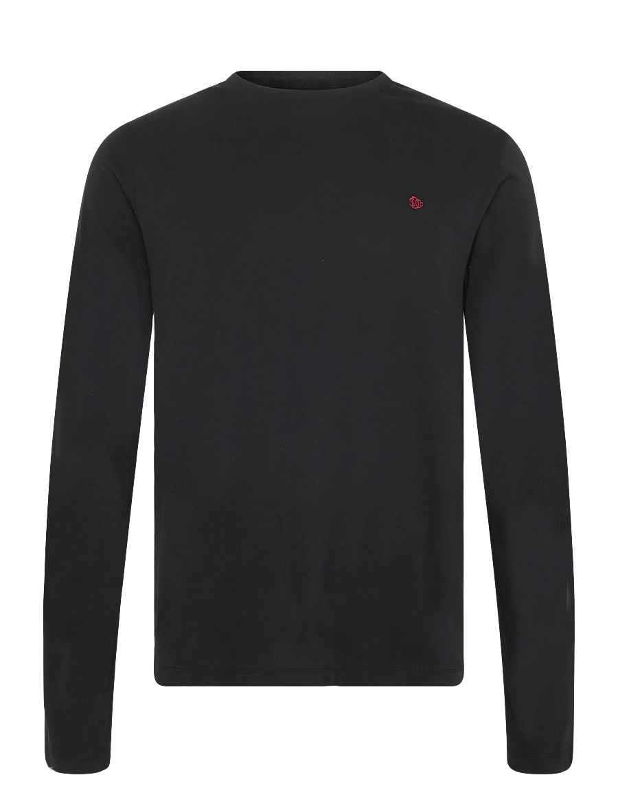 Superdry - CLASSIC ESSENTIAL SDCO TOP - pikkade varrukatega t-särgid - jet black - 1