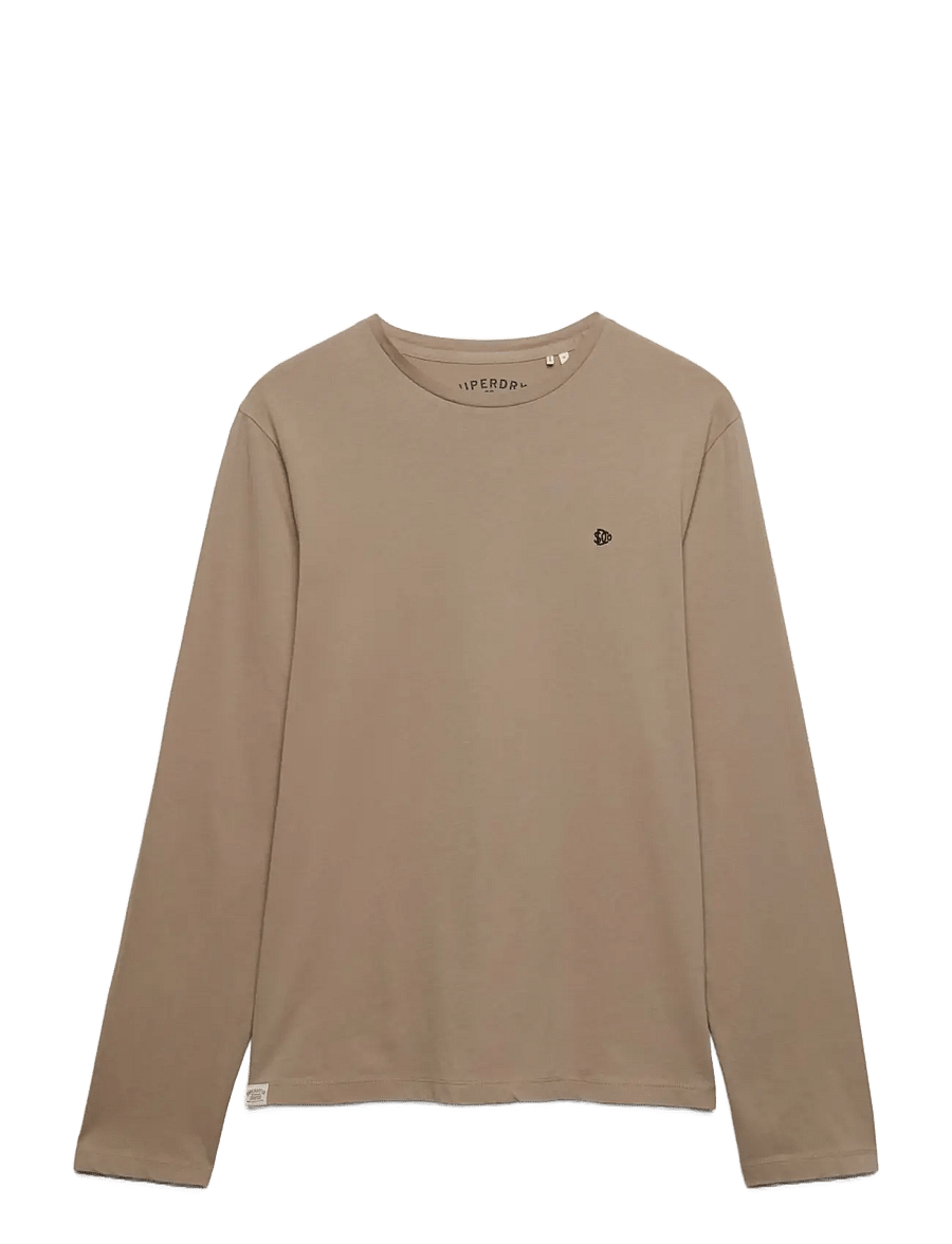 Superdry - CLASSIC ESSENTIAL SDCO TOP - langärmelige t-shirts - olive branch green - 1