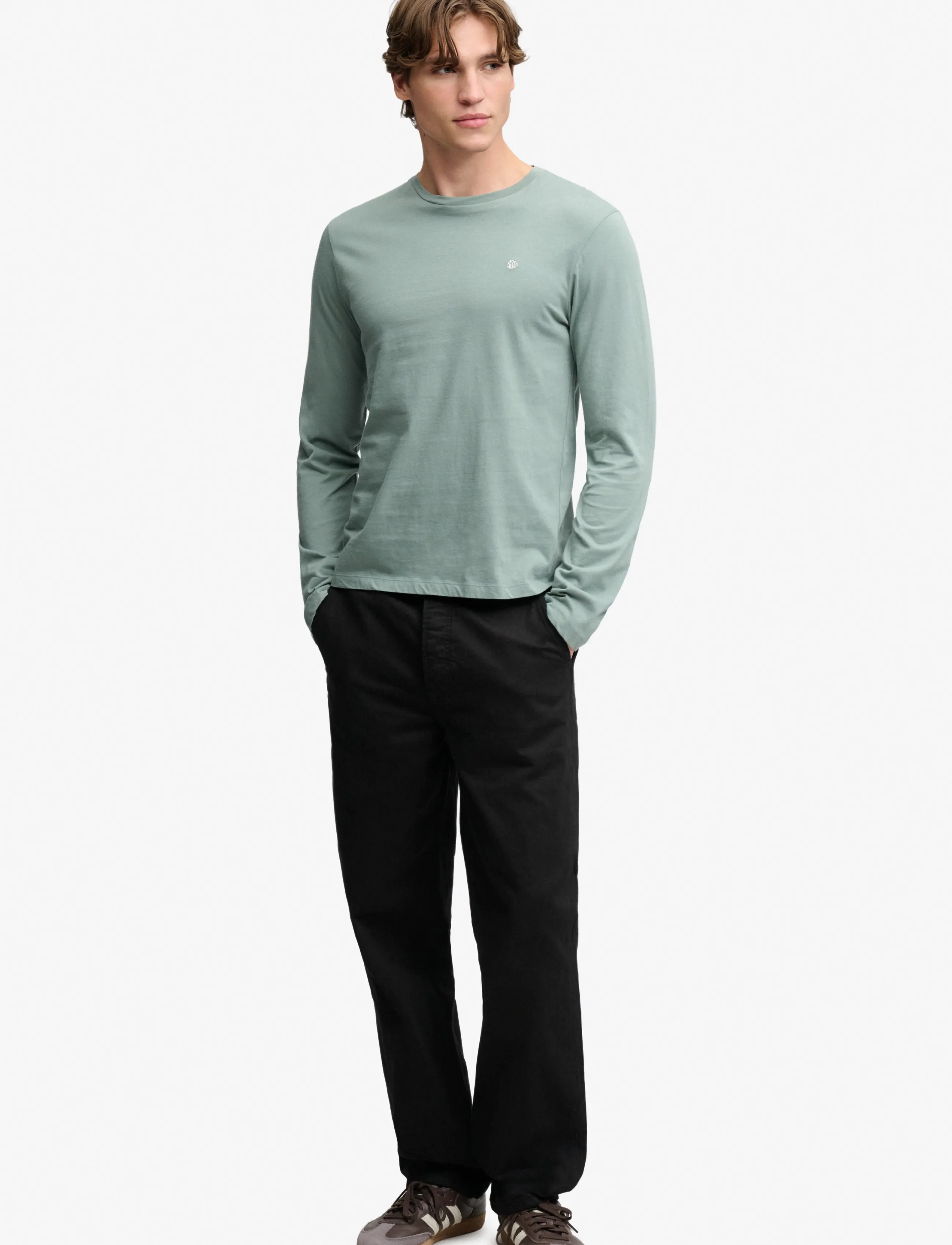 Superdry Classic Essential Sdco Top långärmade t-shirts herr – bild 5