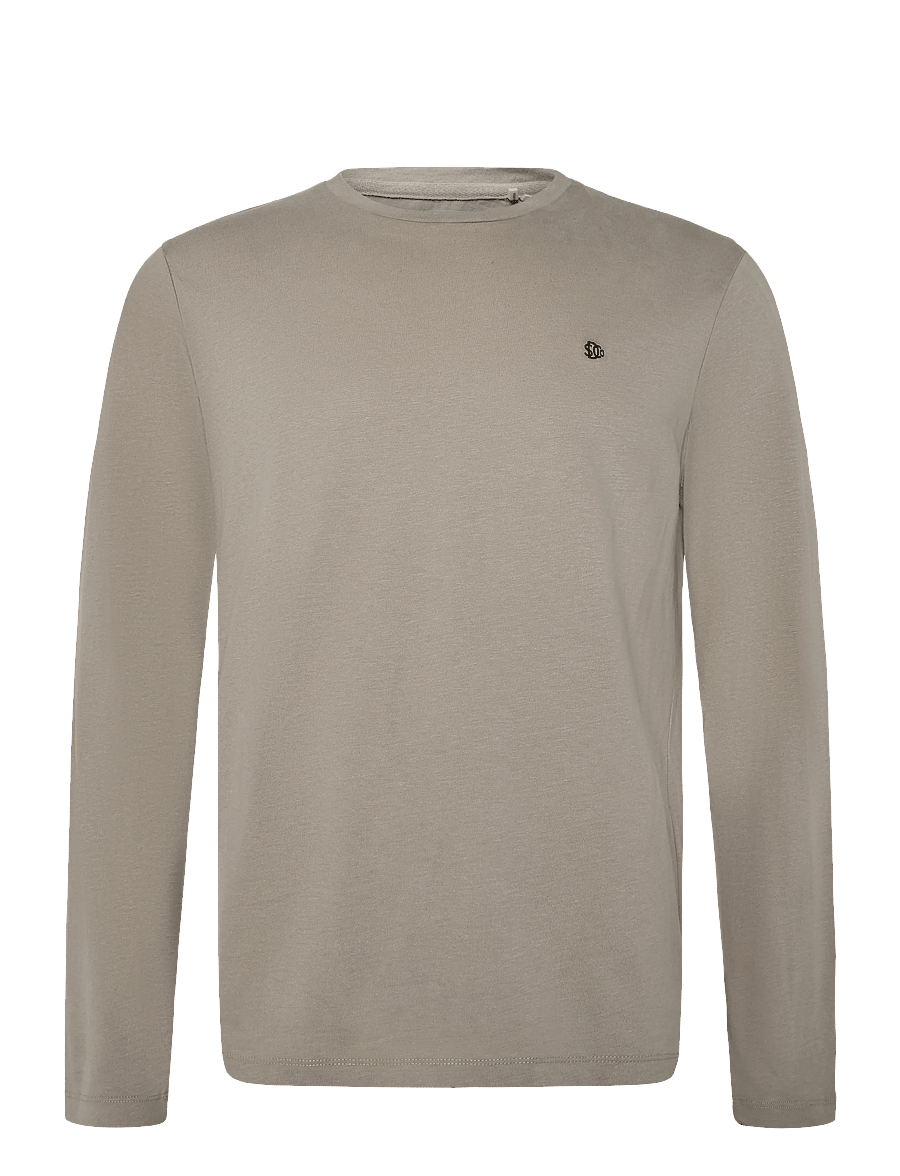 Superdry - CLASSIC ESSENTIAL SDCO TOP - pikkade varrukatega t-särgid - winter twig beige - 1