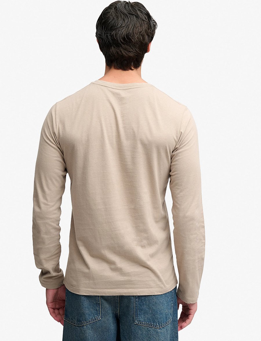 Superdry - CLASSIC ESSENTIAL SDCO TOP - langärmelige t-shirts - winter twig beige - 2