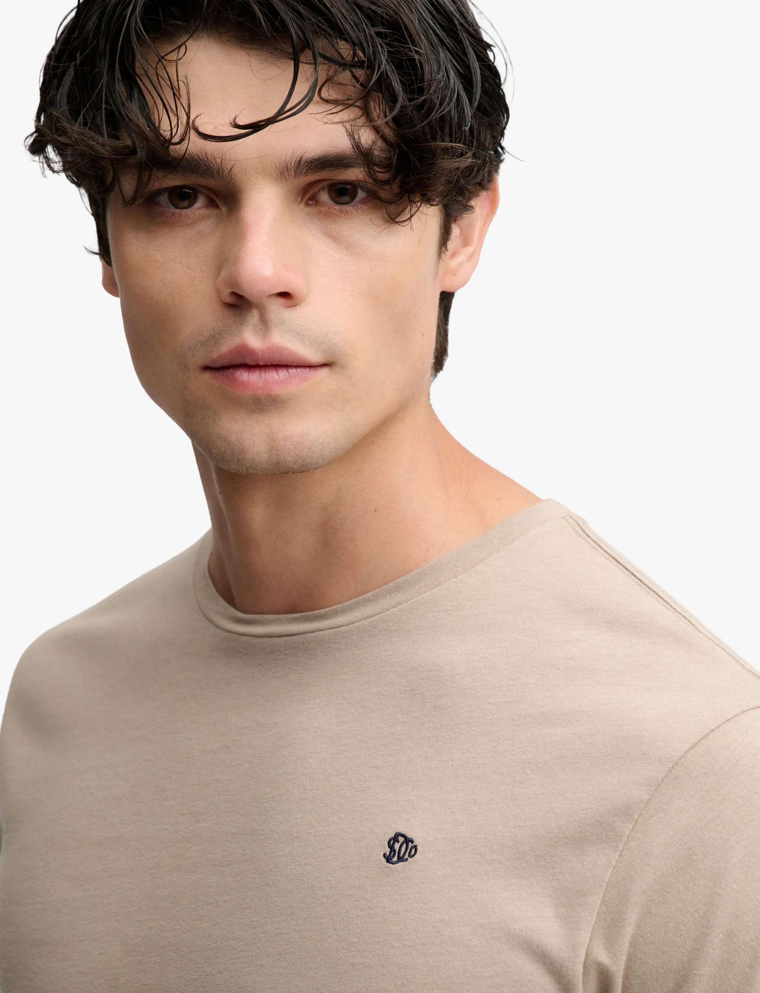 Superdry - CLASSIC ESSENTIAL SDCO TOP - langärmelige t-shirts - winter twig beige - 3