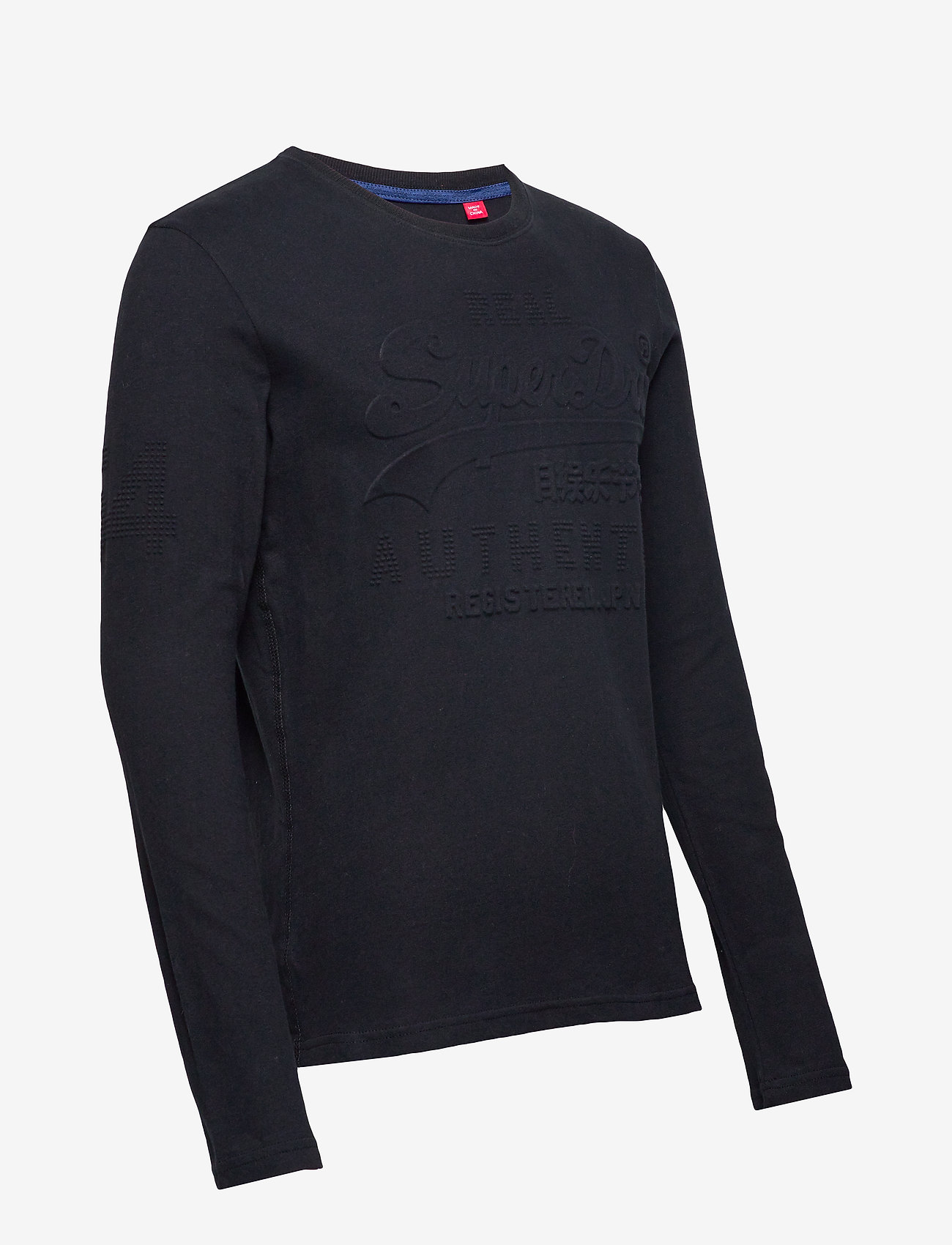 Superdry - VINTAGE AUTHENTC EMBSS L/S TEE - tin tab navy - 2