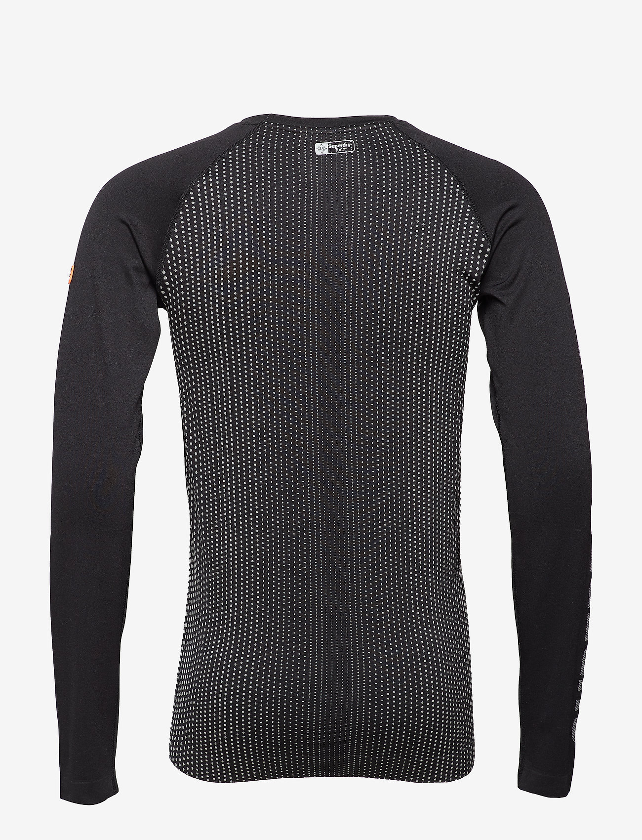 Superdry - SPORTS ATHLETIC RAGLAN LS TEE - black/grey grit - 1
