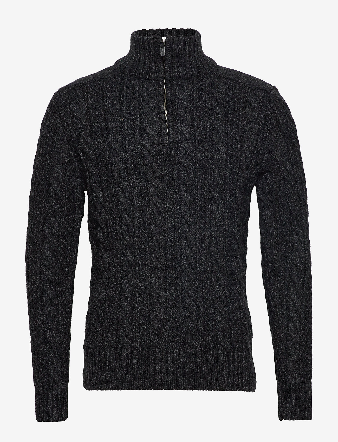 Superdry - JACOB HENLEY - magma black twist - 0
