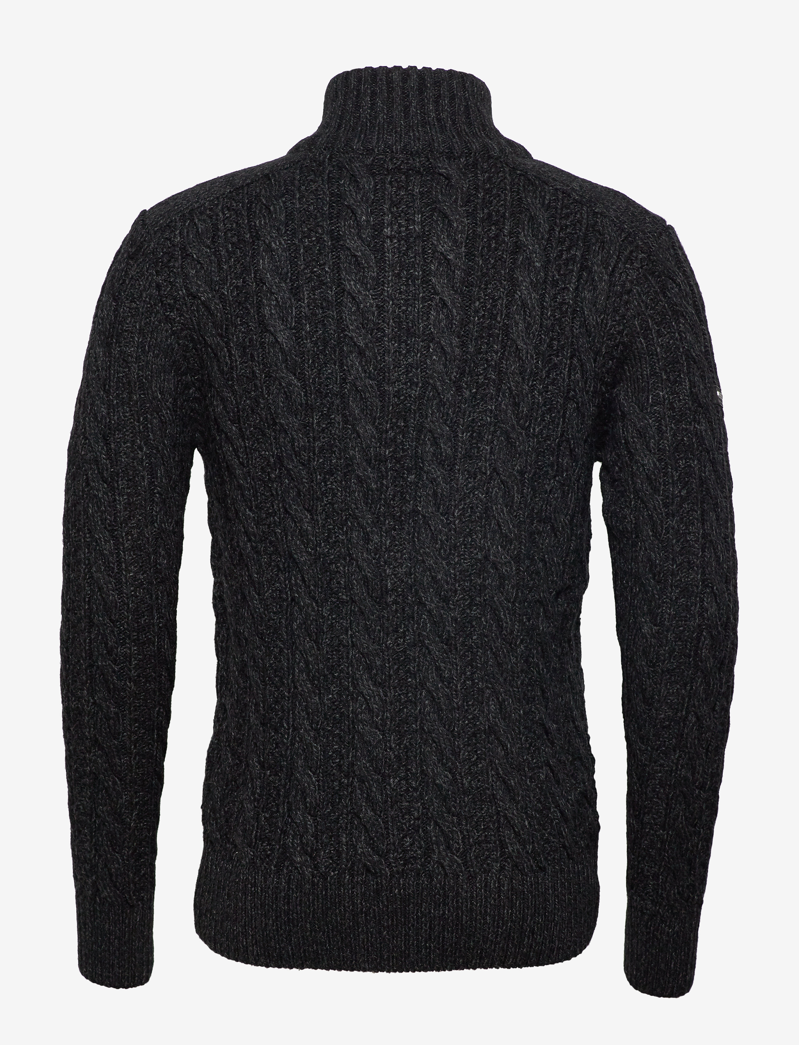 Superdry - JACOB HENLEY - magma black twist - 1