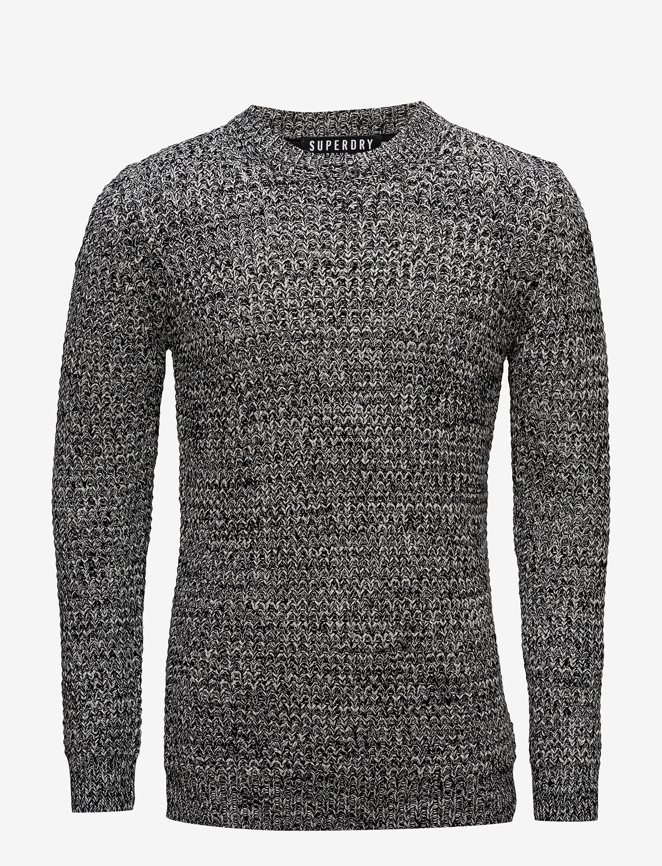 Superdry - NORDIC DEPTH CREW - white/black twist - 0