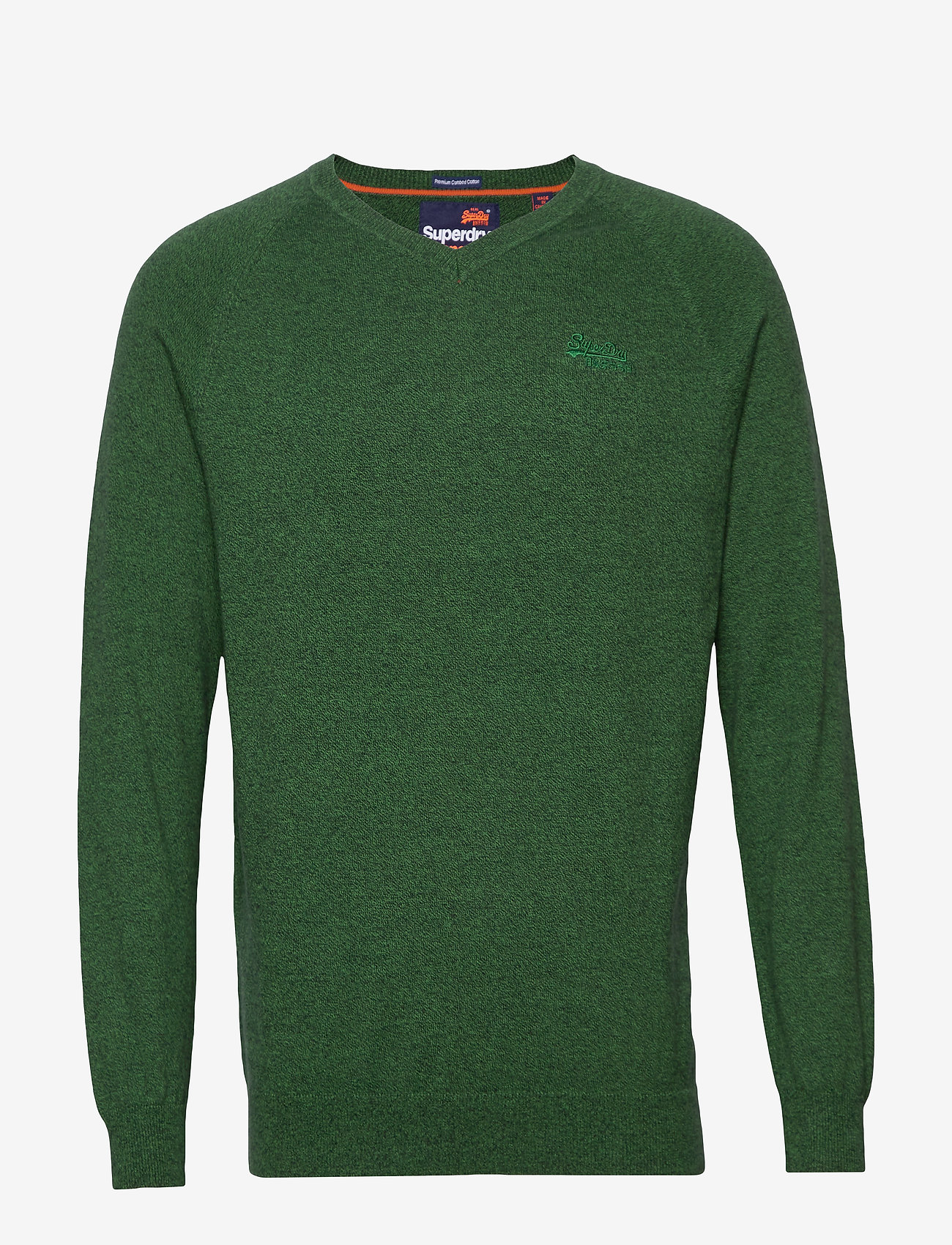 ORANGE LABEL COTTON VEE - BRIGHT MIDWEST GREEN GRIT