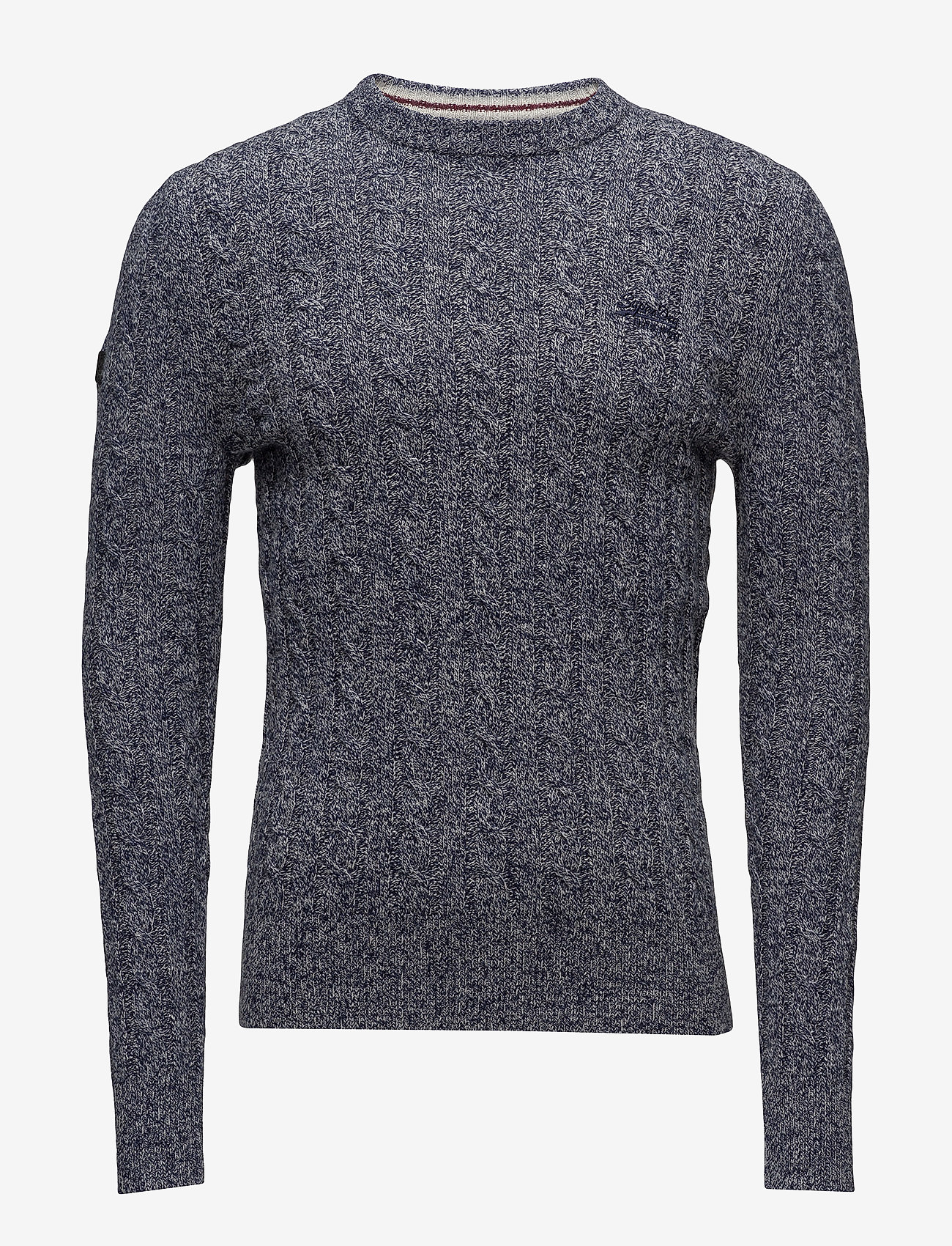 Superdry - HARLO CABLE CREW - marine twist - 0