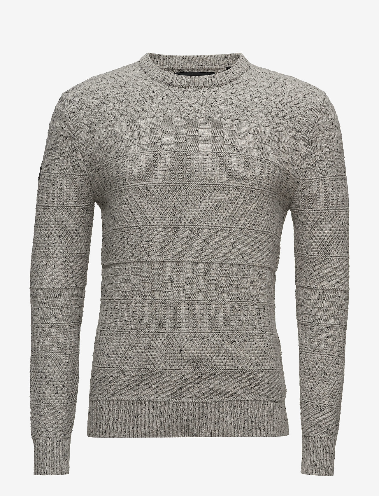 Superdry - SKOLM CREW - flannel tweed - 0