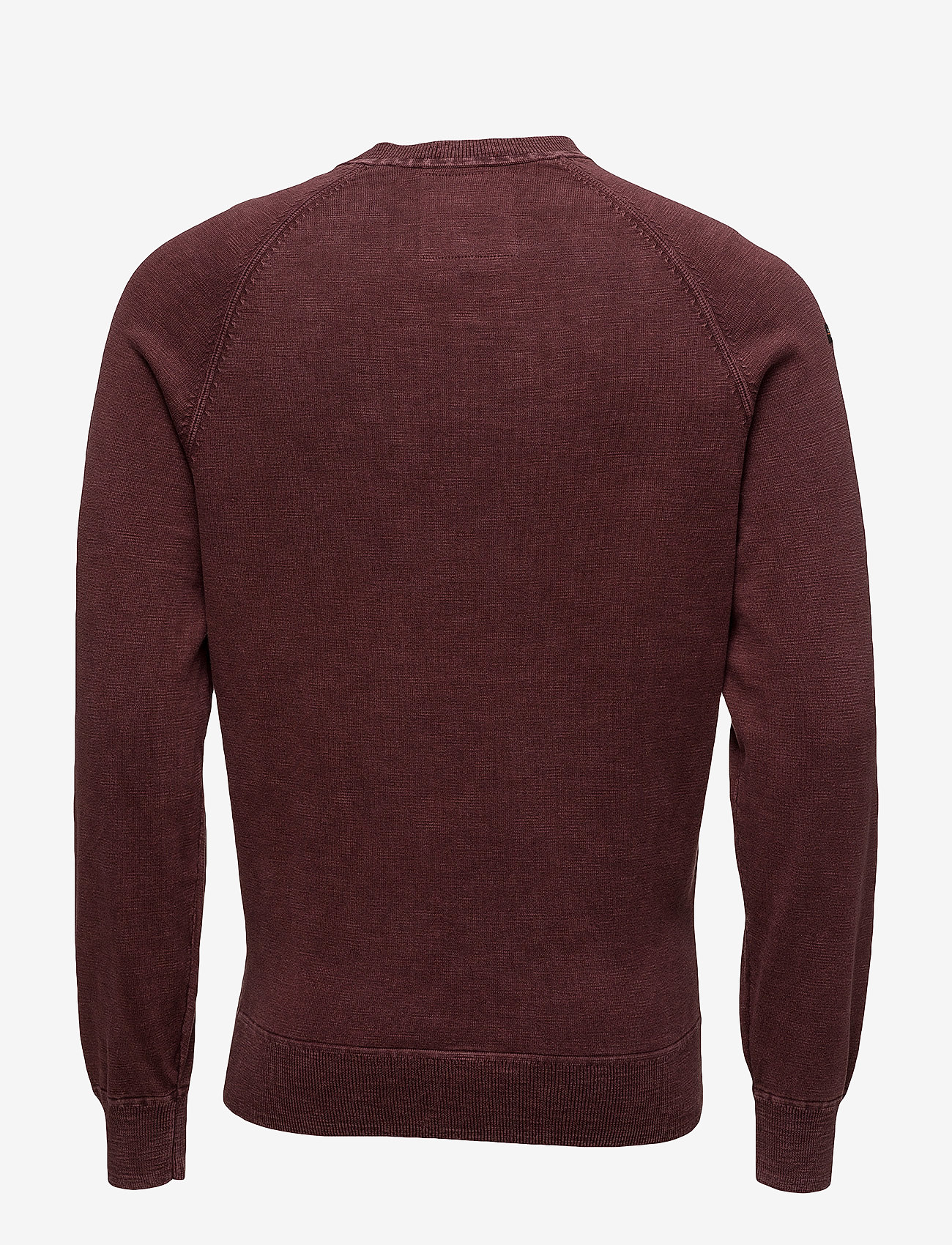 Superdry - GARMENT DYE L.A. CREW - washed dark port - 1