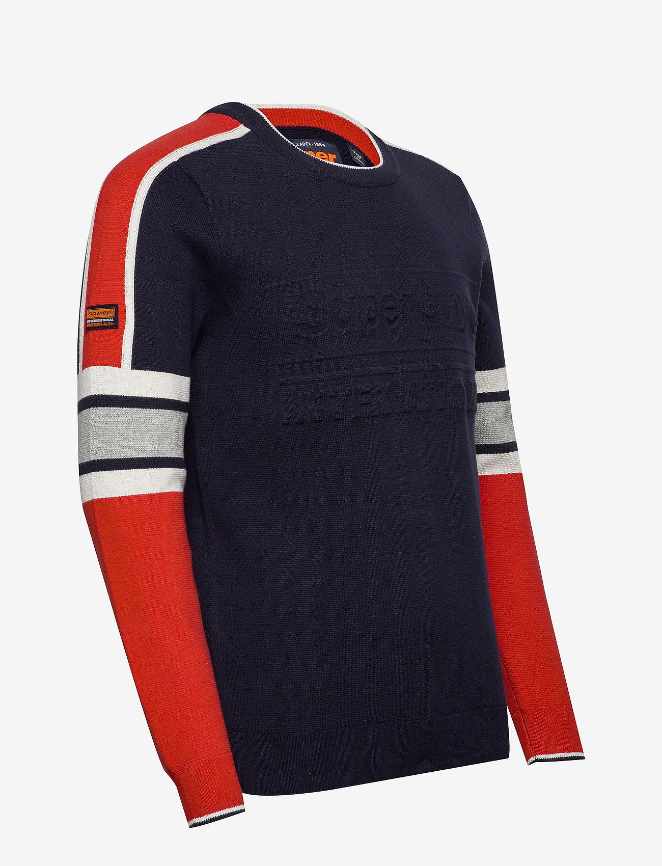 Superdry - TRACK EMBOSSED CREW - dark navy - 3