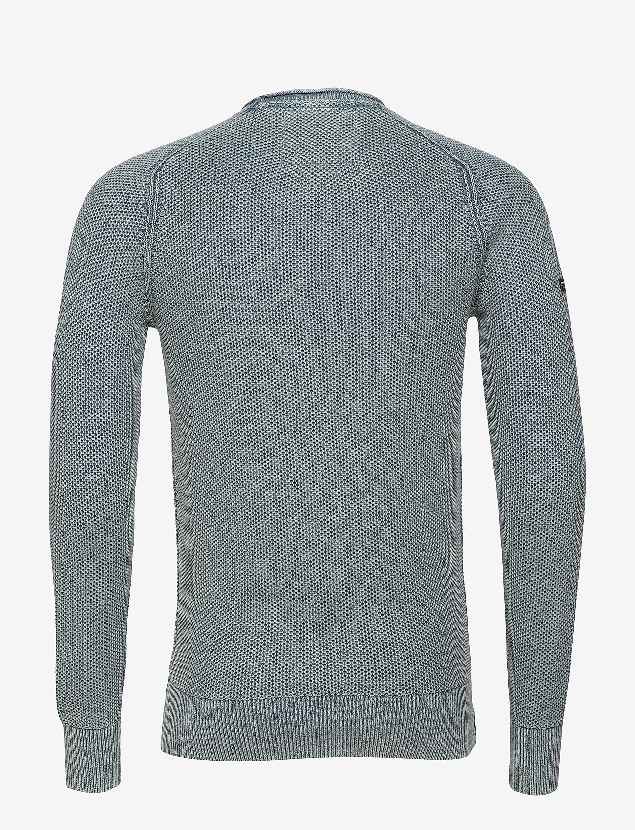 Superdry - GARMENT DYE L.A.TEXTURED CREW - washed cloud blue - 1