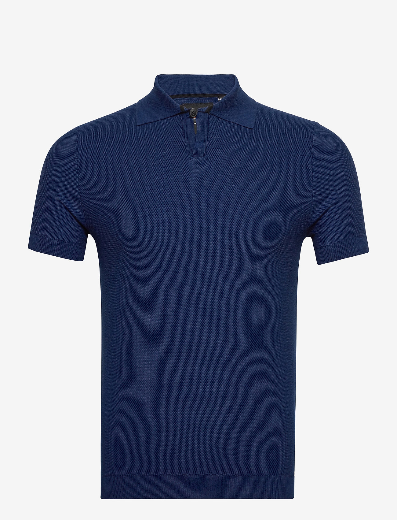 Superdry - EDIT SUPIMA KNITTED POLO - pilot mid blue - 0