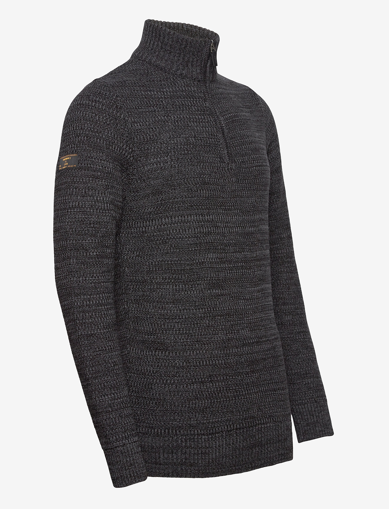 Superdry - KEYSTONE HENLEY - lead grey twist - 2