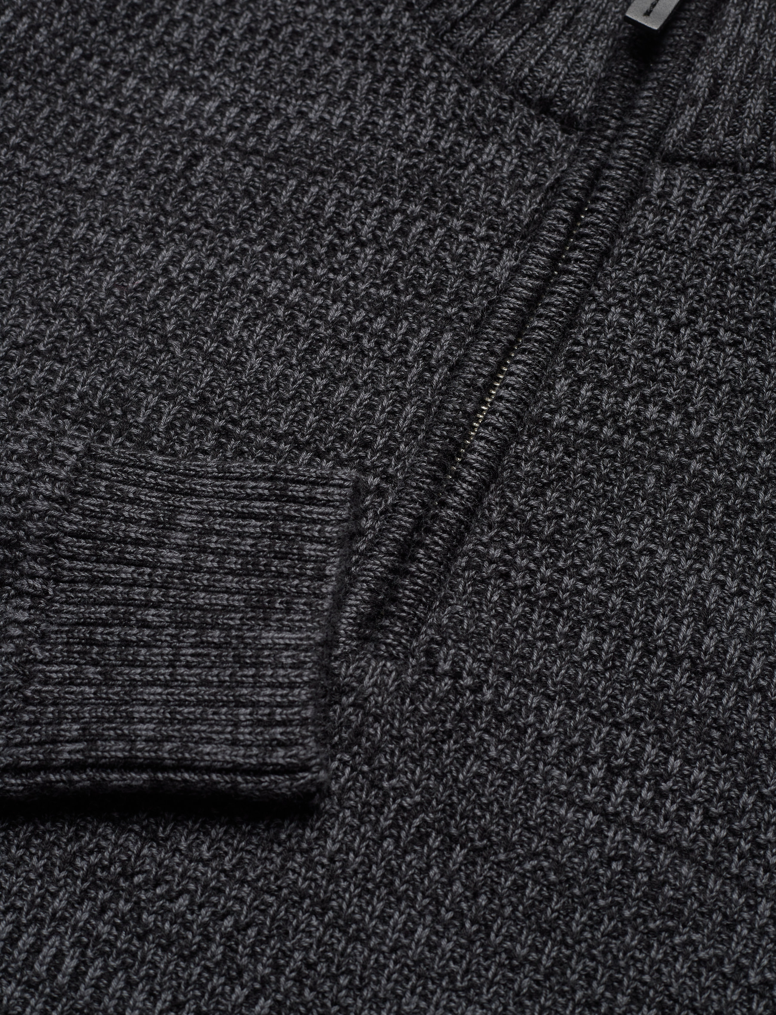Superdry - KEYSTONE HENLEY - lead grey twist - 3