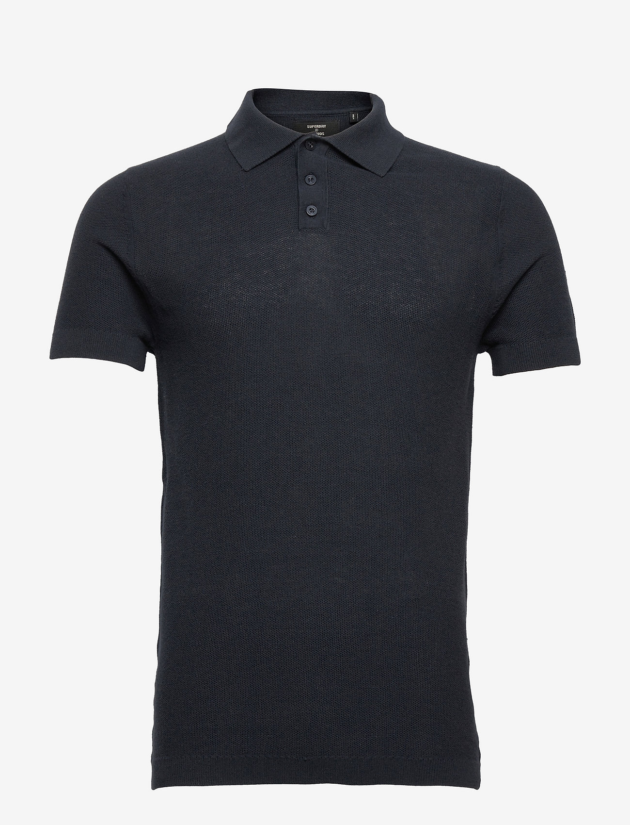 Superdry - FINE KNIT POLO - eclipse navy - 0