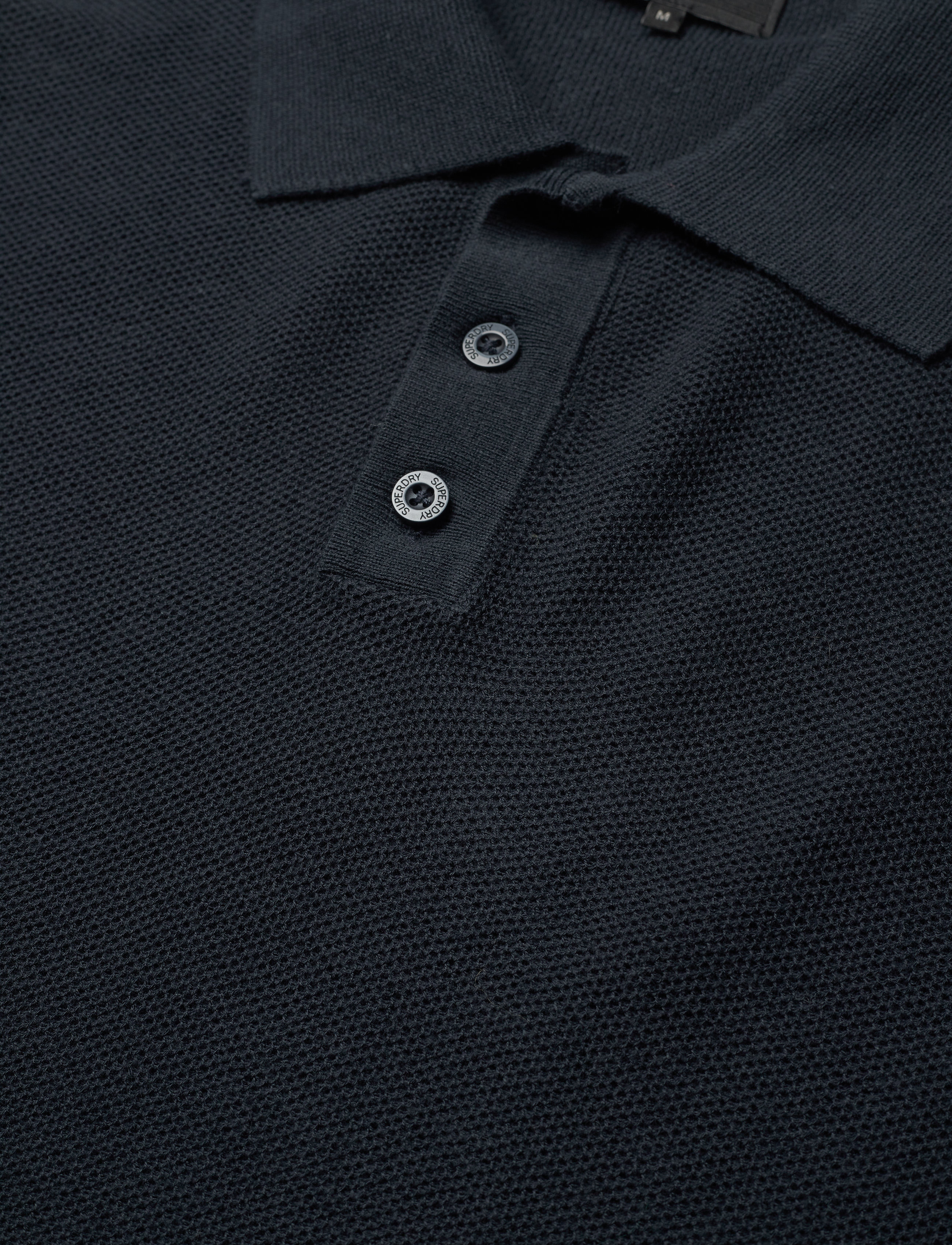 Superdry - FINE KNIT POLO - eclipse navy - 2