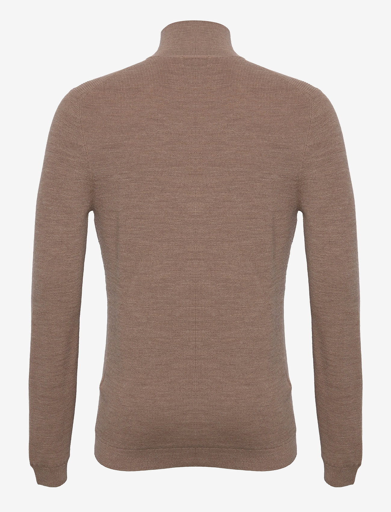 Superdry - STUDIOS MERINO HENLEY - camel marl - 1