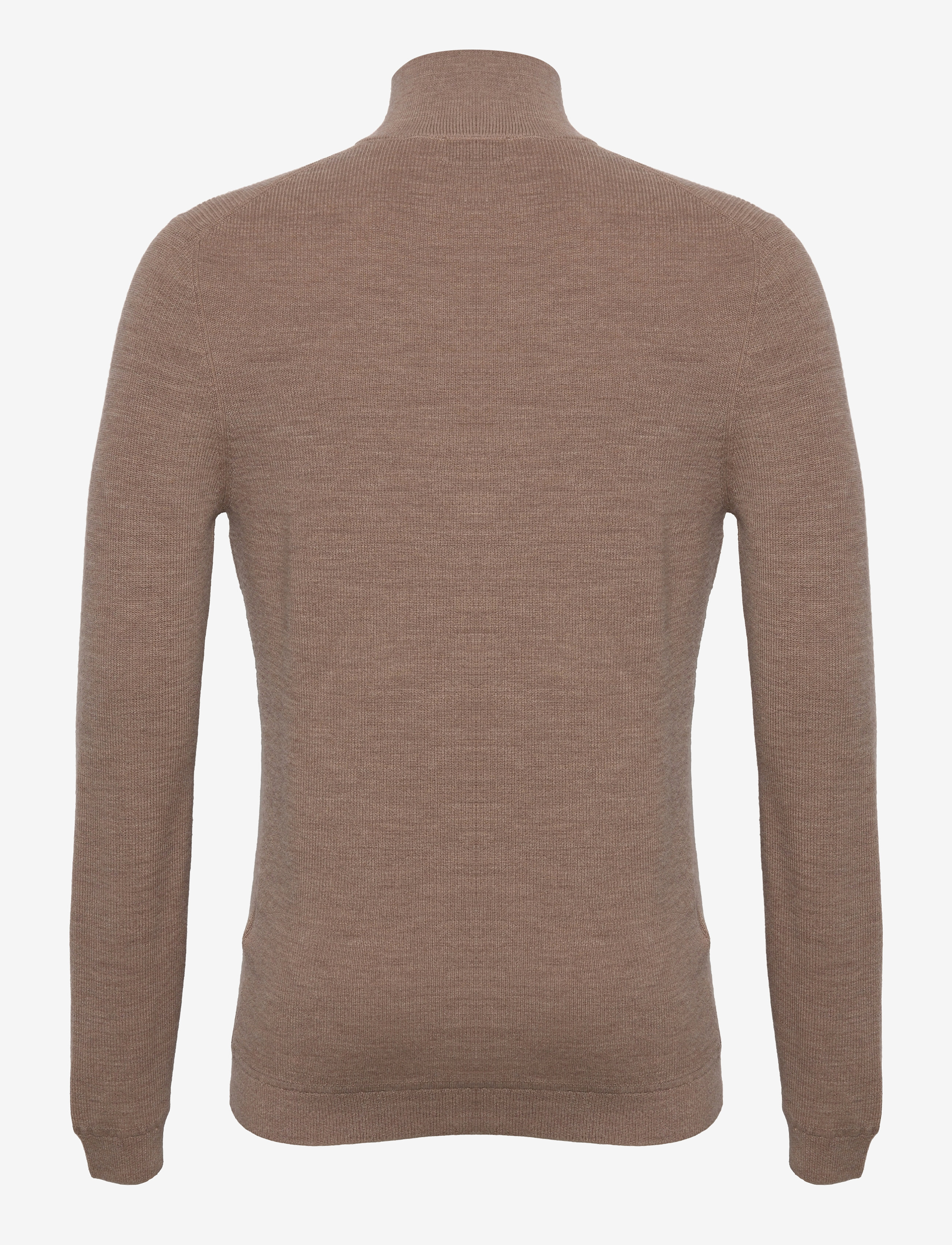 Superdry - STUDIOS MERINO HENLEY - camel marl - 1