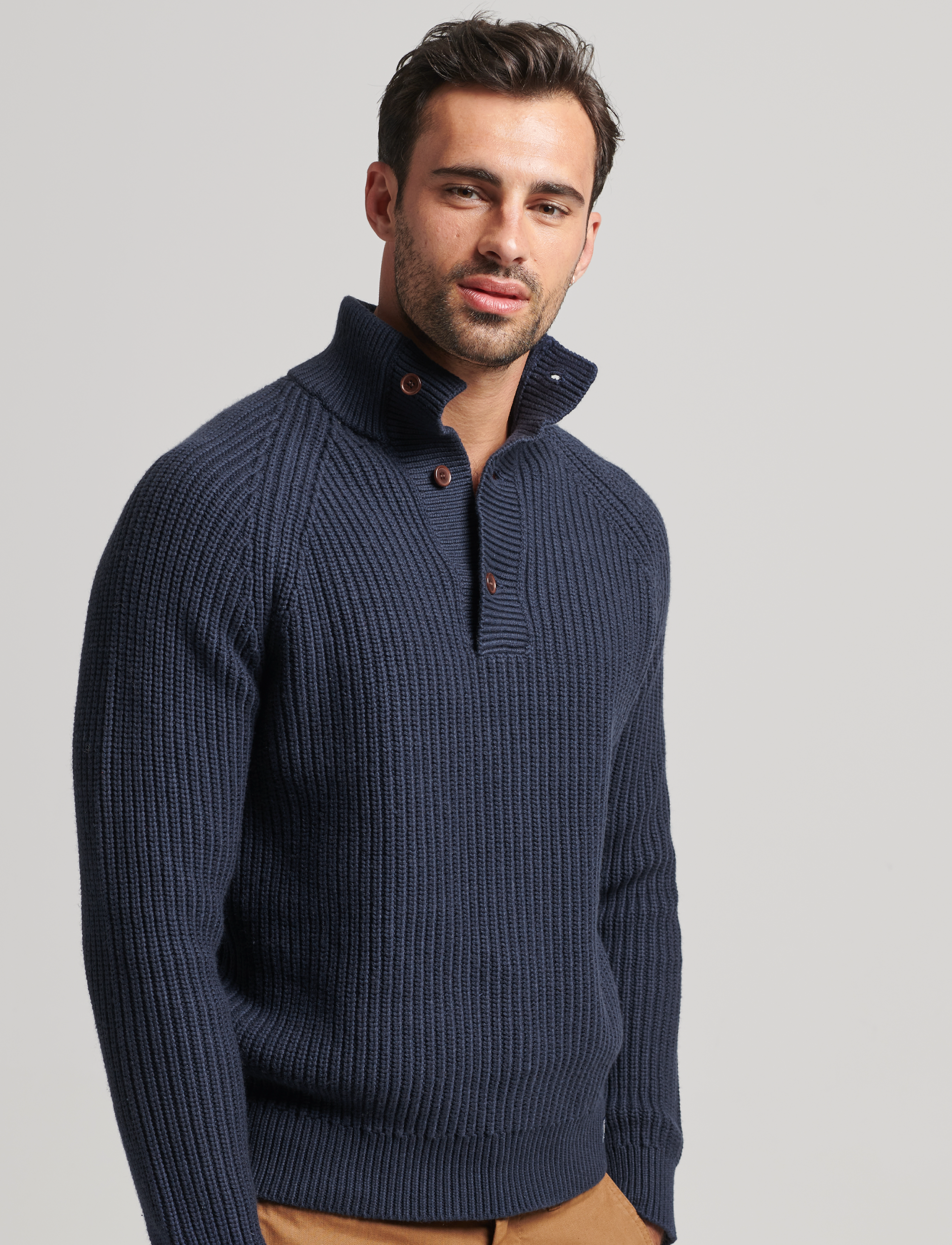 Superdry - VINTAGE HENLEY - eclipse navy - 2