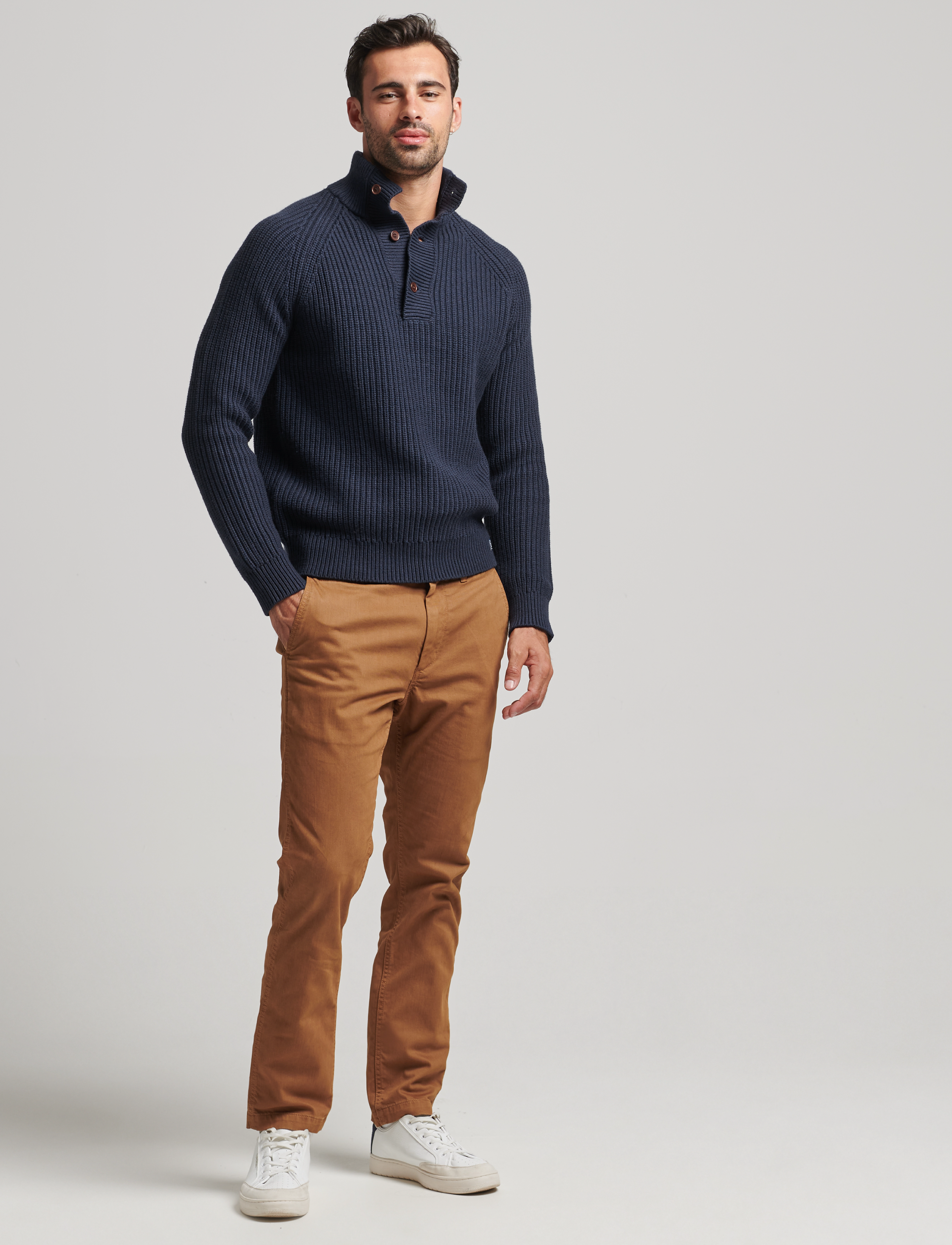 Superdry - VINTAGE HENLEY - eclipse navy - 3