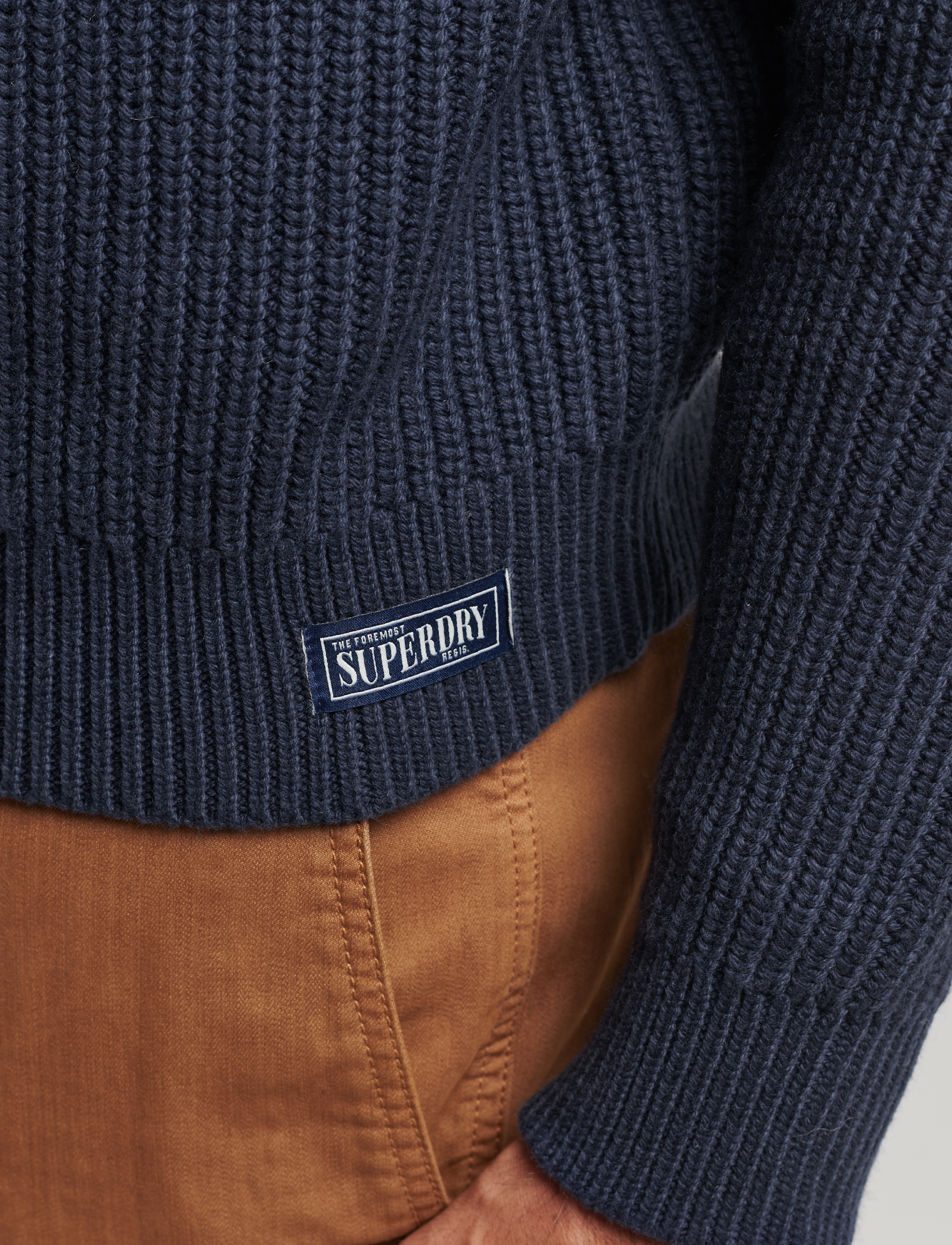 Superdry - VINTAGE HENLEY - eclipse navy - 4