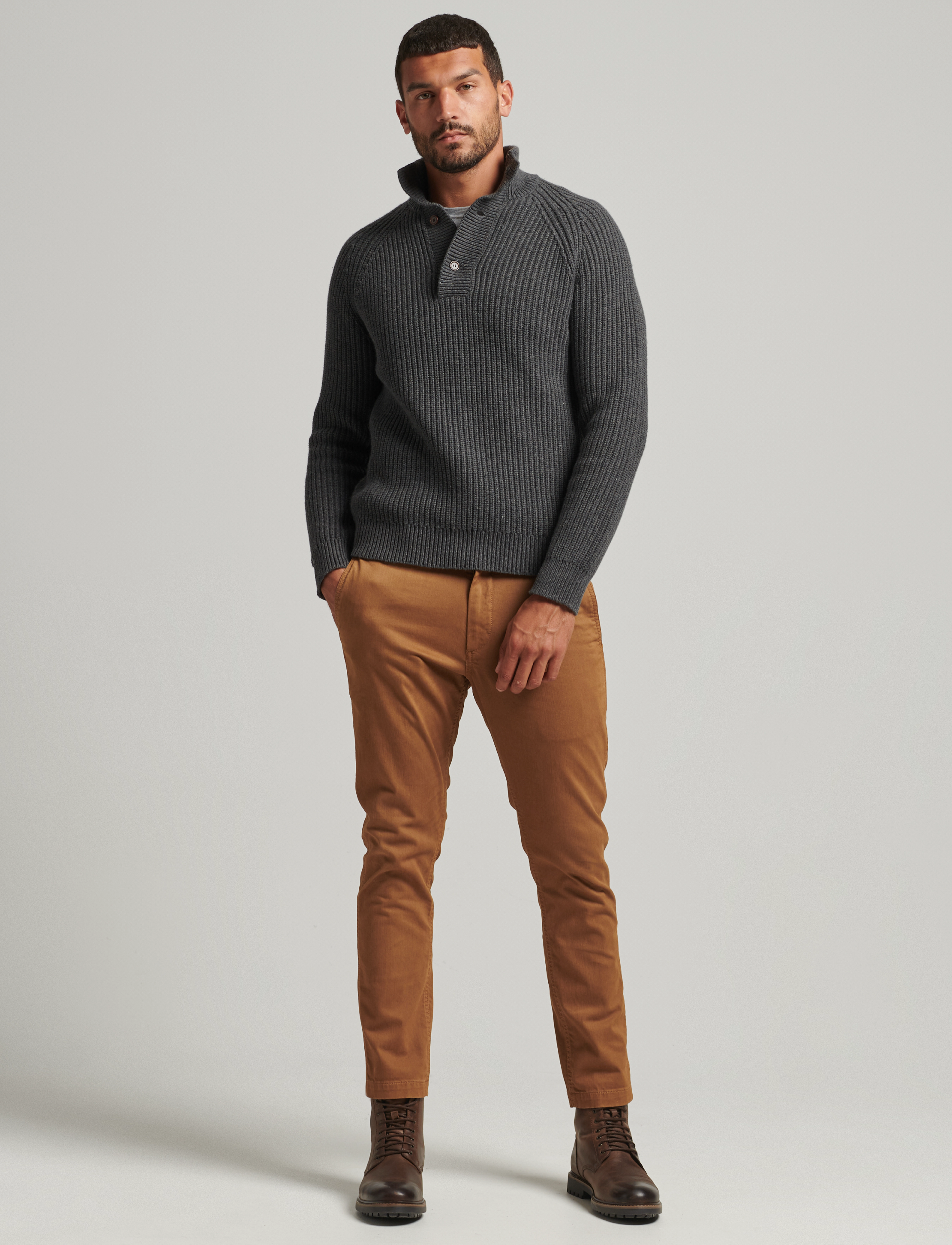 Superdry - VINTAGE HENLEY - rock - 3