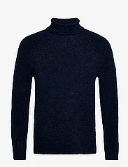 Superdry - STUDIOS CHUNKY ROLL NECK - perusneuleet - eclipse navy - 0